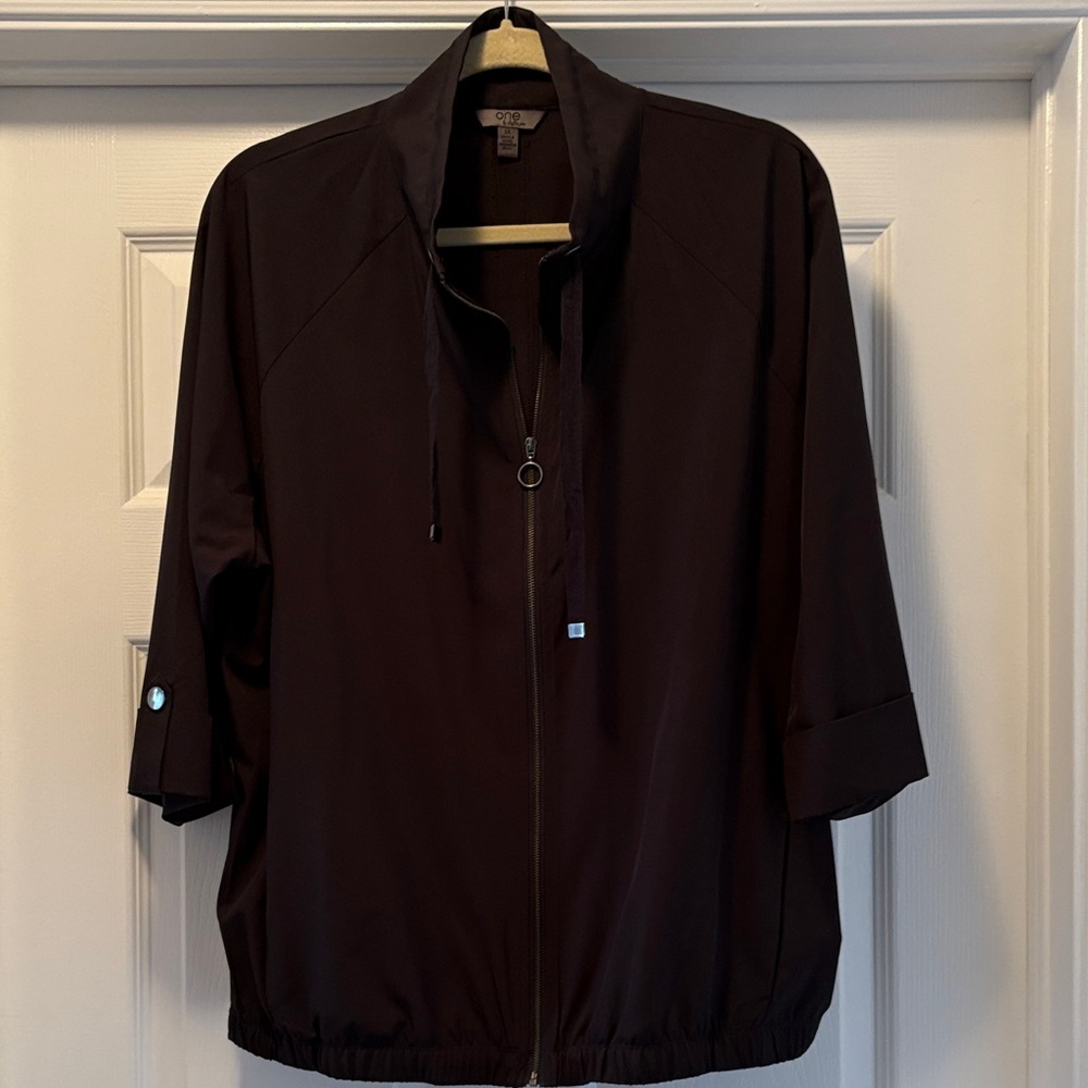 Chapter One  Elegant Black Bomber Jacket for Women